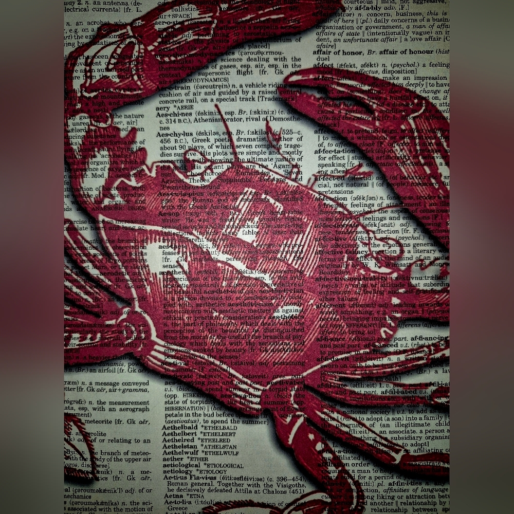 2 Ocean Life Book Art Prints - Picture 6 of 12